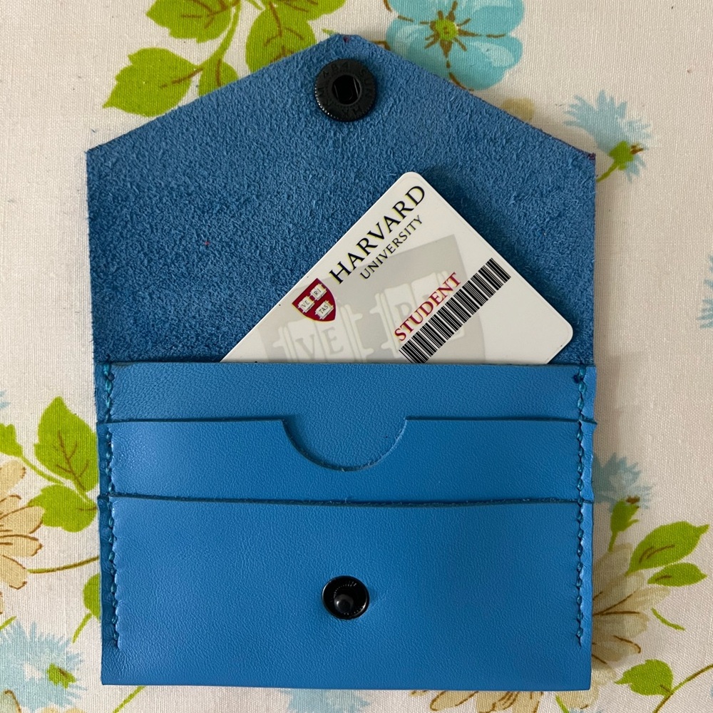 Hand Crafted Blue Wallet